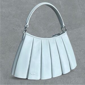 Lacoste White Small Lenglen Bag